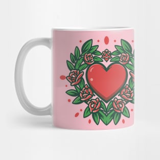 Red Roses For You My Sweetheart Mug